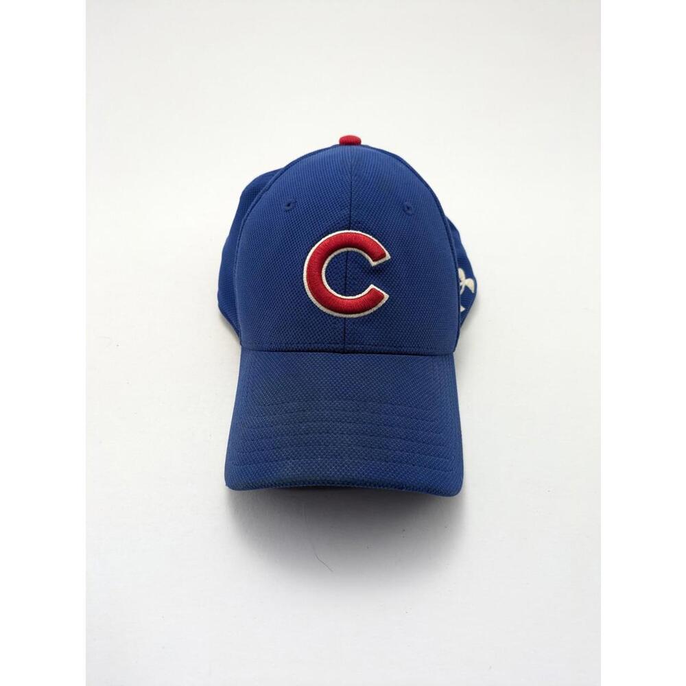 Mens Under Armour MLB Chicago Cubs Baseball Blue Strapback One Size Cap Hat